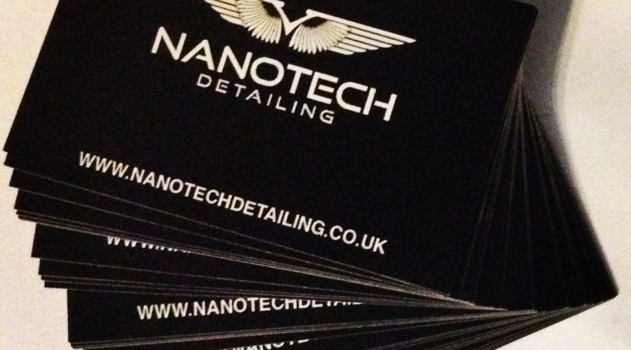 Business Card Design – Nanotech Detailing