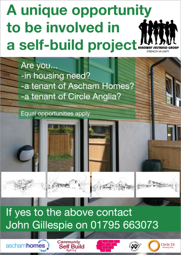 Self Build Project – Promoting self build project for local tenants