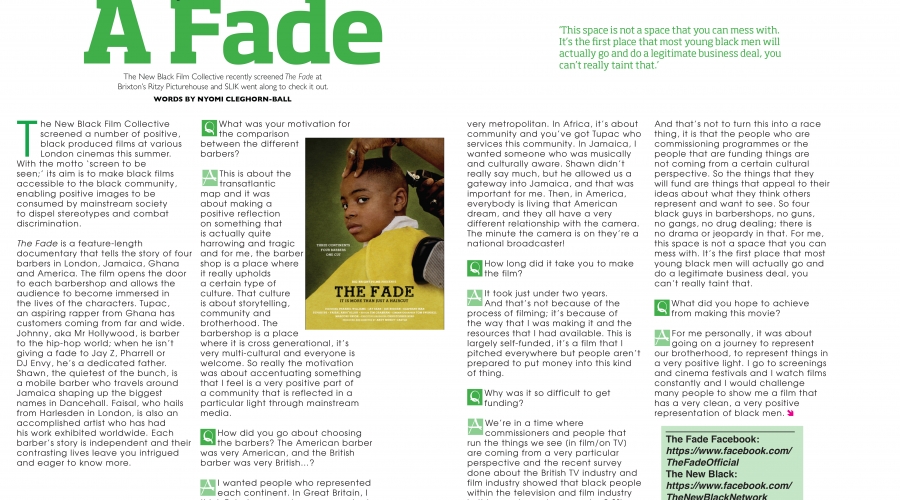 SLIK Magazine: Issue 5 – Stephen Lawrence Instills Knowledge